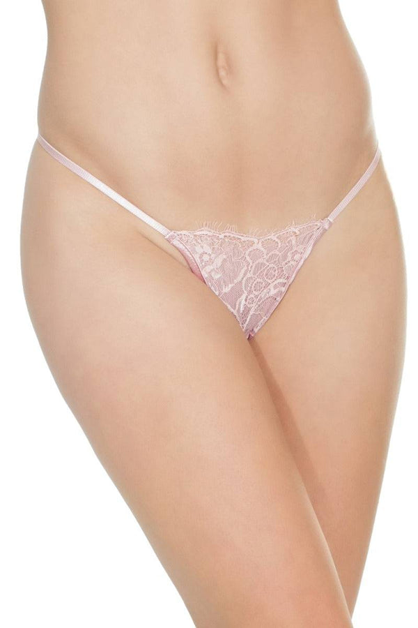 Coquette - 7080 - G-String - Rose Dust - OS - Stag Shop