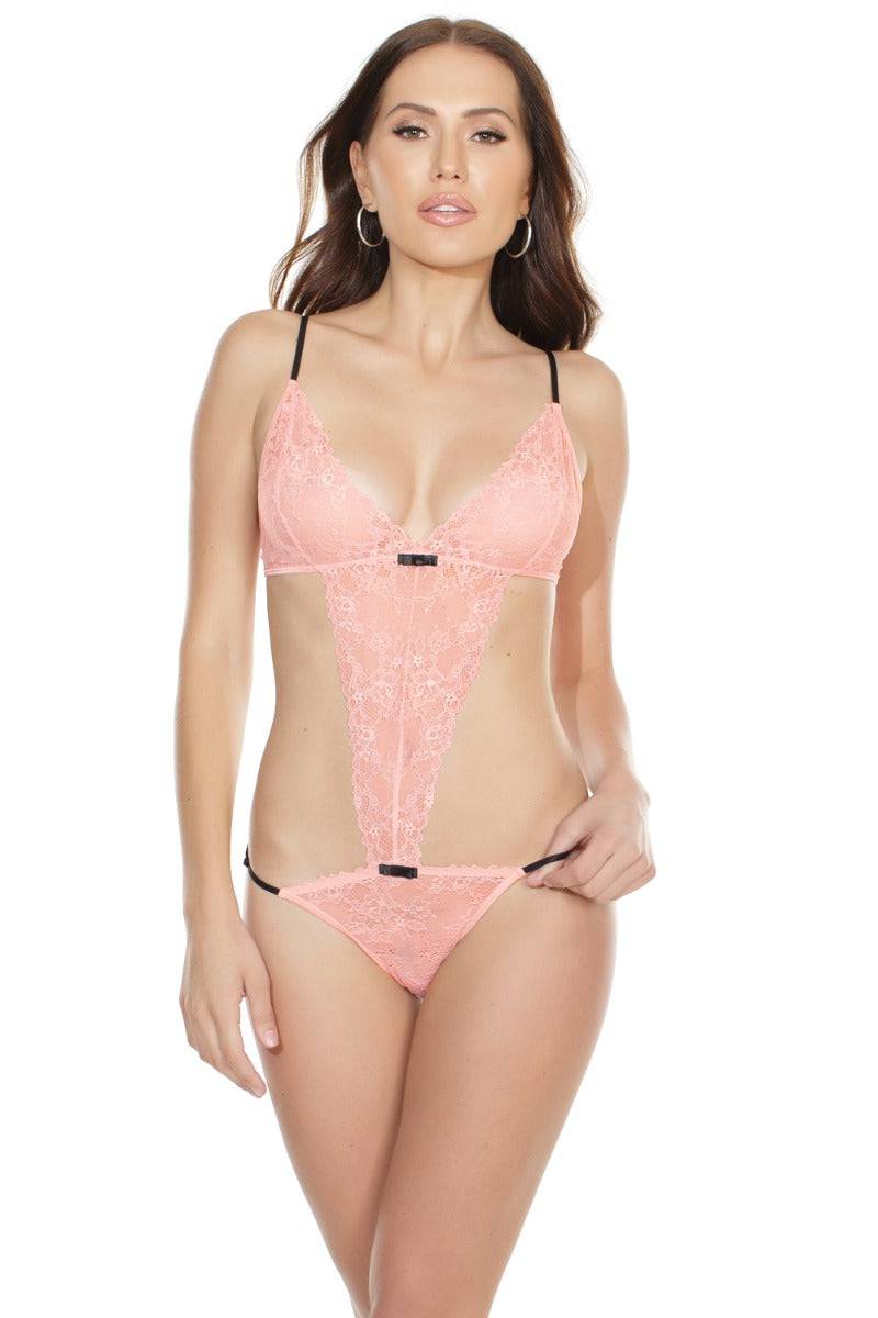 Coquette - 7090 - Teddy - Pink/Black - OS - Stag Shop