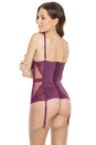Coquette - 7124 - Bustier - Plum - Stag Shop
