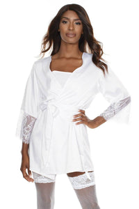 Thumbnail for Coquette - 7142 - Robe - White - OS - Stag Shop