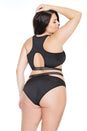 Coquette - 7210X - Bra & Panty Set - Black - OSXL - Stag Shop
