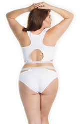 Coquette - 7210X - Bra & Panty Set - White - OS/XL - Stag Shop