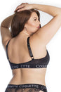 Coquette - 7212X - Padded Bralette - Black - OS/XL - Stag Shop