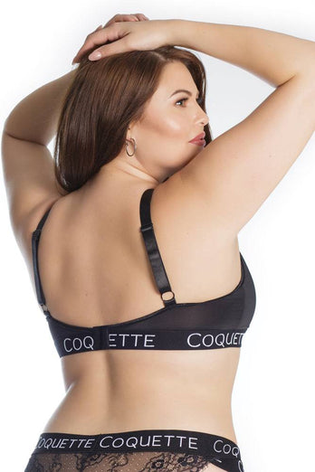 Coquette - 7212X - Padded Bralette - Black - OS/XL - Stag Shop
