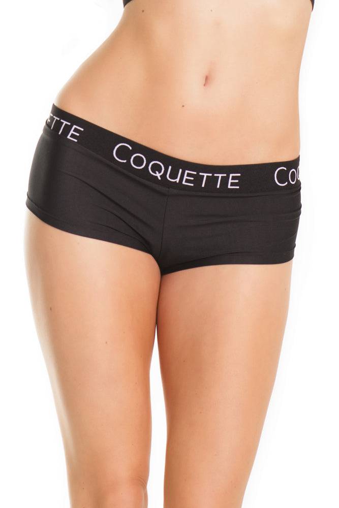 Coquette - 7213 - Booty Short - Black - OS - Stag Shop