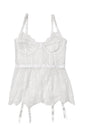 Coquette - 7215 - Peplum Bustier - White - Stag Shop