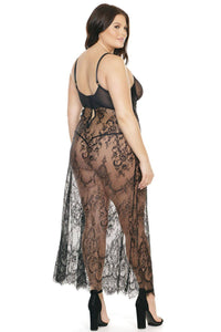 Thumbnail for Coquette - 7216 - Eyelash Lace Gown - Stag Shop