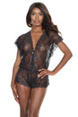 Coquette - 7219 - Lace Romper - OS - Stag Shop
