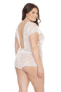 Coquette - 7219X - Lace Romper - OSXL - Stag Shop