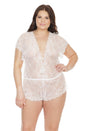 Coquette - 7219X - Lace Romper - OSXL - Stag Shop