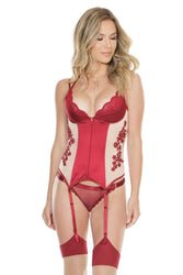 Coquette - 7225 - Bustier - Merlot - Stag Shop