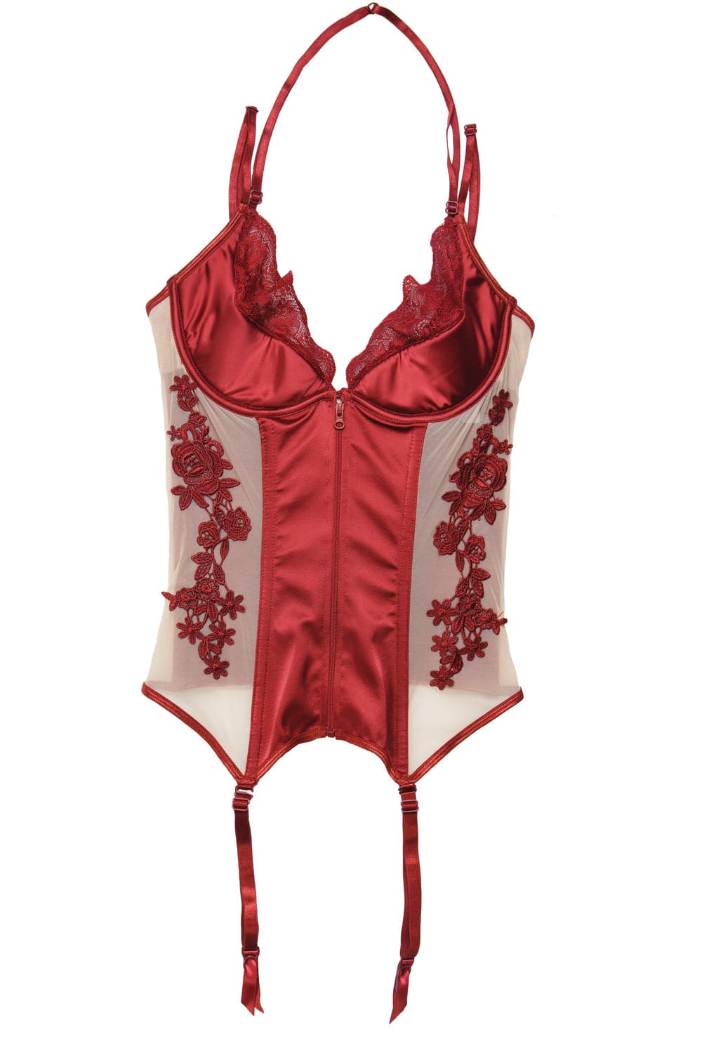 Coquette - 7225 - Bustier - Merlot - Stag Shop