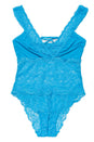 Coquette - 7231 - Crotchless Teddy - Blue - OS - Stag Shop