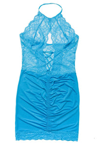 Thumbnail for Coquette - 7232 - Chemise - Blue - OS - Stag Shop