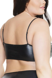 Coquette - 7235X - Wetlook Bralette - OSXL - Stag Shop
