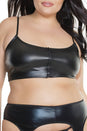 Coquette - 7235X - Wetlook Bralette - OSXL - Stag Shop