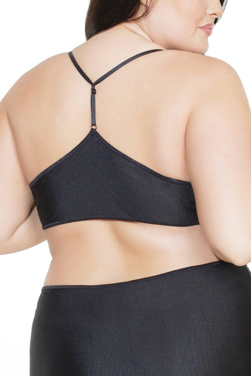 Coquette - 7238X - Cupless Bra - Black - OSXL - Stag Shop