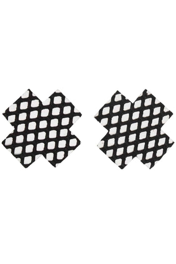 Coquette - 7250 - Fishnet Cross Pasties - Stag Shop
