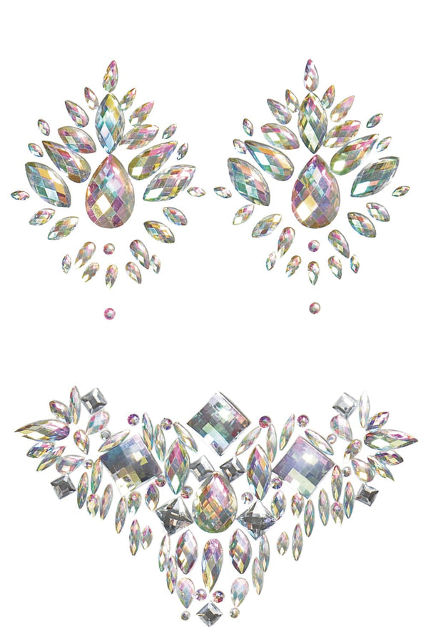 Coquette - 7254 - Rhinestone Pasties & Body Jewel Set - Stag Shop