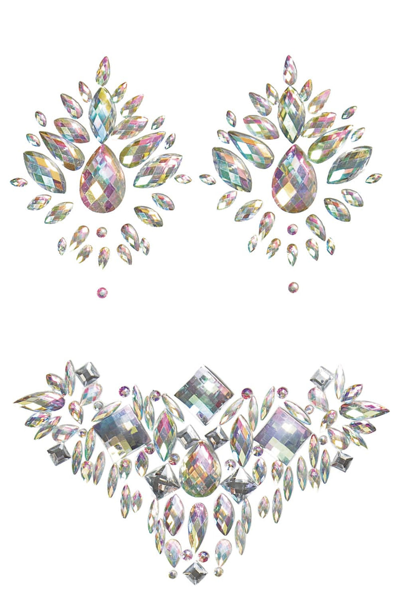 Coquette - 7254 - Rhinestone Pasties & Body Jewel Set - Stag Shop