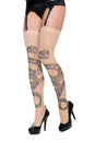 Coquette - 7264 - Tattoo Stockings - OS - Stag Shop