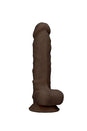 Shots Toys - Real Rock - 7 Inch Dual Density Dildo w/ Balls - Brown - Stag Shop