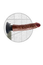 Pipedream - King Cock - Vibrating Realistic Cock - 7 inch - Brown - Stag Shop
