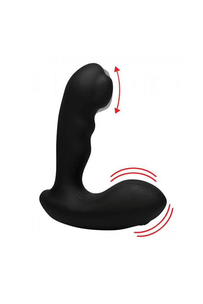 XR Brands - Alpha-Pro 7x P-Milker Prostate Massager - Black - Stag Shop