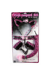 Forum Novelties - Pink Leopard Costume Kit - Leopard Print - Stag Shop