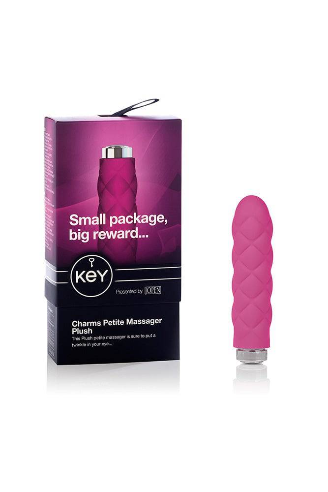 Jopen - Key - Charms Petite Plush Massager - Pink - Stag Shop