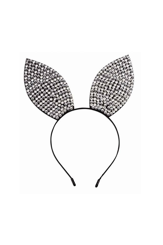 Forum Novelties - Midnight Menagerie Cat Ears Headband - Black/Silver - Stag Shop