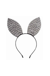 Thumbnail for Forum Novelties - Midnight Menagerie Cat Ears Headband - Black/Silver - Stag Shop