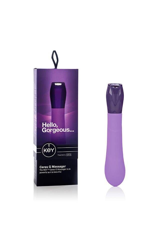 Jopen - Key - Ceres G G-Spot Vibrator - Purple - Stag Shop