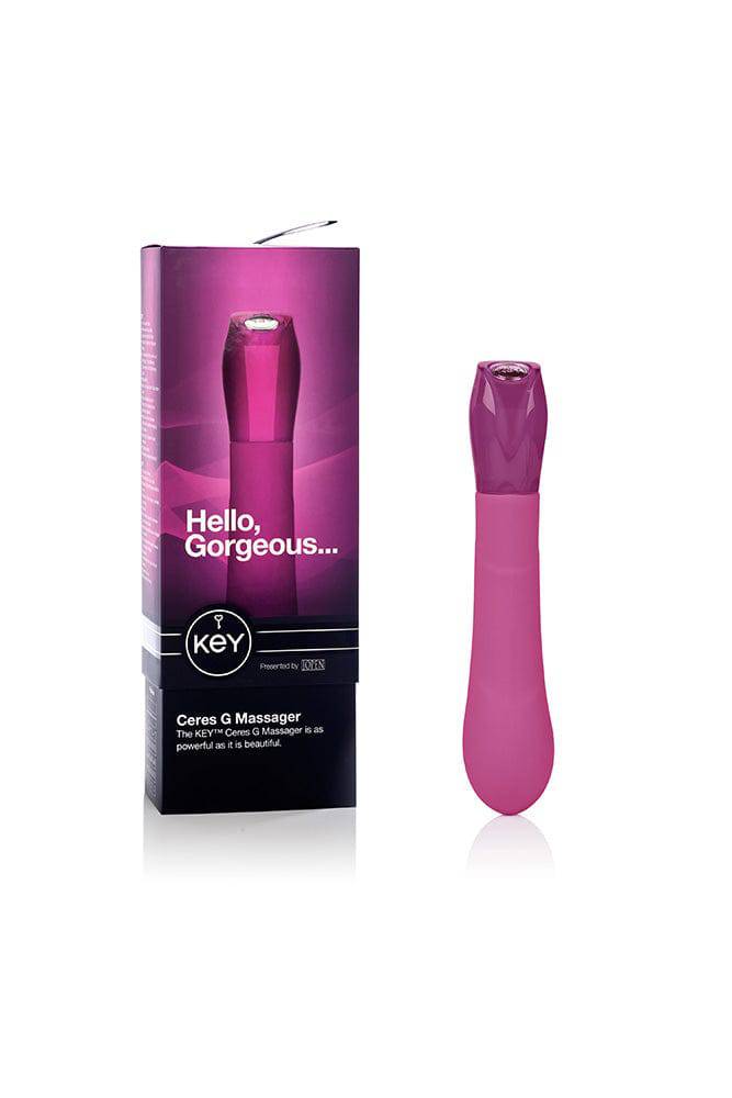 Jopen - Key - Ceres G G-Spot Vibrator - Pink - Stag Shop