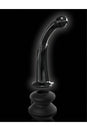 Pipedream - Icicles - No. 87 - Suction Cup Glass Dildo - Black - Stag Shop