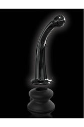 Pipedream - Icicles - No. 87 - Suction Cup Glass Dildo - Black - Stag Shop
