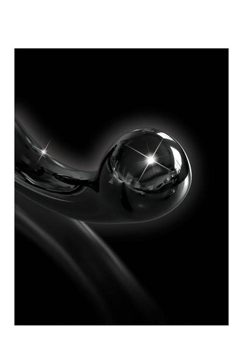 Pipedream - Icicles - No. 87 - Suction Cup Glass Dildo - Black - Stag Shop
