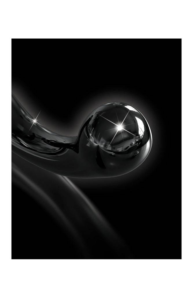 Pipedream - Icicles - No. 87 - Suction Cup Glass Dildo - Black - Stag Shop