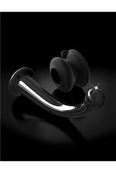 Pipedream - Icicles - No. 87 - Suction Cup Glass Dildo - Black - Stag Shop