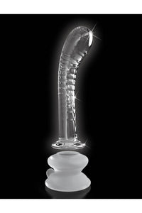 Thumbnail for Pipedream - Icicles - No. 88 - Suction Cup Glass Dildo - Clear - Stag Shop