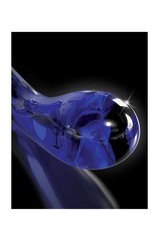 Pipedream - Icicles - No. 89 - Suction Cup Glass Dildo - Blue - Stag Shop