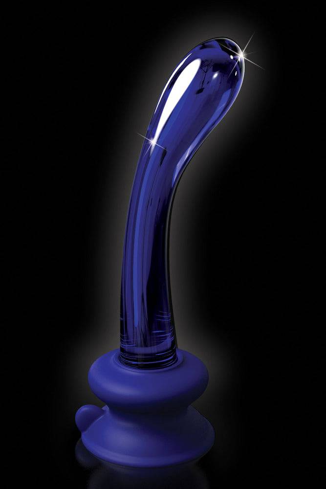 Pipedream - Icicles - No. 89 - Suction Cup Glass Dildo - Blue - Stag Shop