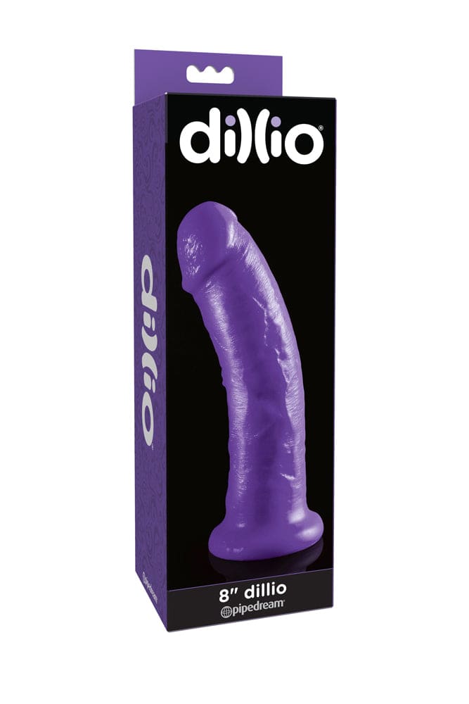 Pipedream - Dillio - Realistic Dildo - 8 inch - Purple - Stag Shop