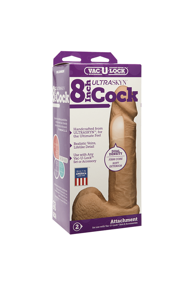 Vac-U-Lock by Doc Johnson - 8 Inch Ultraskyn Cock - Stag Shop