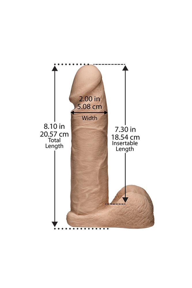 Vac-U-Lock by Doc Johnson - 8 Inch Ultraskyn Cock - Stag Shop