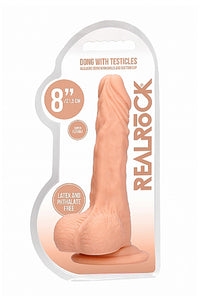 Thumbnail for Shots Toys -  RealRock Skin - Realistic Dildo With Balls - 8 Inches - Stag Shop