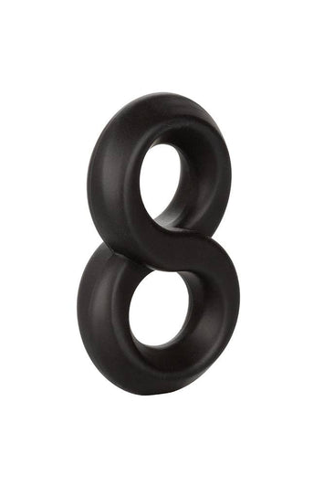 Cal Exotics - Ultra Soft Crazy 9 Cock Ring - Black - Stag Shop