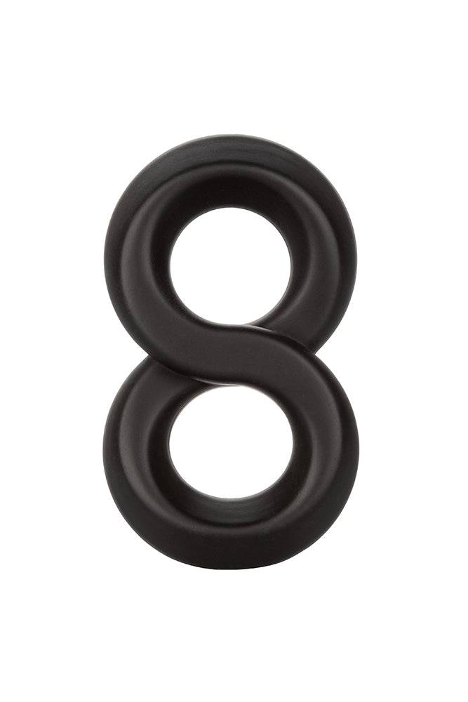 Cal Exotics - Ultra Soft Crazy 9 Cock Ring - Black - Stag Shop