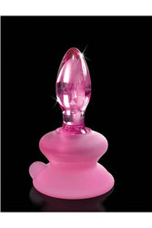 Pipedream - Icicles - No. 90 - Suction Cup Glass Butt Plug - Pink - Stag Shop