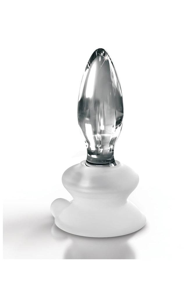 Pipedream - Icicles - No. 91 - Suction Cup Glass Butt Plug - Clear - Stag Shop